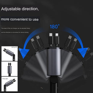 4 in 1 Retractable Charger.